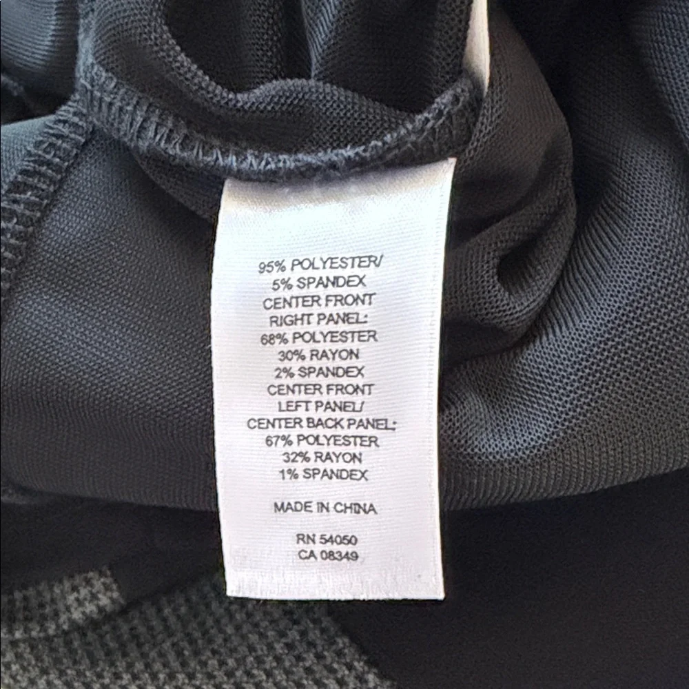 Calvin Klein Black and Gray Striped Dress - Picture 9 of 11